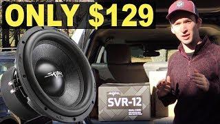 The *ALL NEW* SKAR SVR Subwoofer Review!!