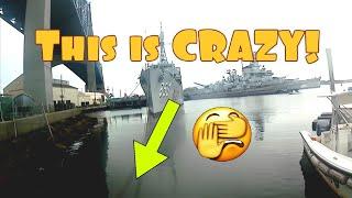 Magnet fishing Battleship Cove magnet stuck AGAIN!!! You won't believe what it was stuck on!