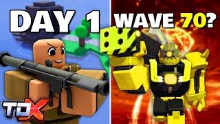 What Wave Can DAY 1 Towers Reach In TDX Endless Mode? | ROBLOX