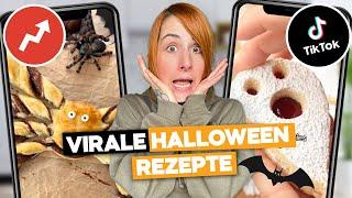 Ich teste virale HALLOWEEN Rezepte von TikTok 