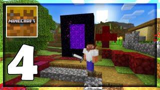 Minecraft Trial - SURVIVAL - NETHER PORTAL - Gameplay Part 4