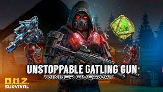 Unstoppable Gatling Gun - DOZ Survival : Dawn of Zombie Survival Gameplay