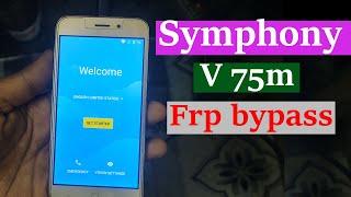 How To Remove Frp Google Account Symphony V75M Android 7.0 Without PC |