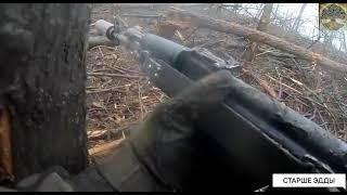 [GoPro Combat Footage] A Russian Squad Storms The Ukrainian Position In Svatovo-Kremennaya