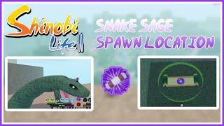 Roblox Shinobi Life 2: Snake Sage (Cobra Spirit) spawn location