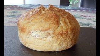 Ultimate Introduction to No-Knead Bread (4 Ingredients... No Yeast Proofing... No Mixer)