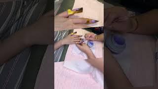 The making of gel extensions #gelnails #gelnail #nailpolish #nailart #naildesign #nail #dubai