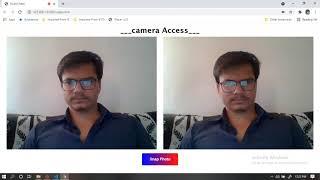 Access camera using javascript