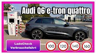 Audi Q6 e-tron quattro laden top aber Effizienz⁉️