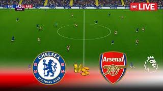 LIVE : CHELSEA vs ARSENAL | Premier League 2024 | EPL Full Match Stream | PES Game Simulation