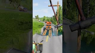 Who unlucky vs rotating hammer #beamngdrive