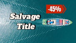 How to Buy a Car with Salvage Title at a U.S. Auction – Compare with Clean Title & Price Examples