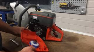 How to Change the Recoil Spring on a Husqvarna K760 Disc Cutter | L&S Engineers