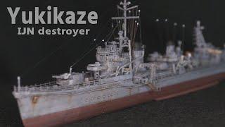 Destroyer Yukikaze Imperial Japanese Navy 1/700 Build a ship model