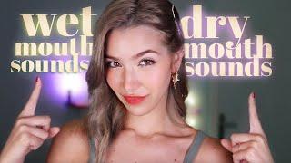 ASMR Wet Mouth Sounds VS Dry Mouth Sounds