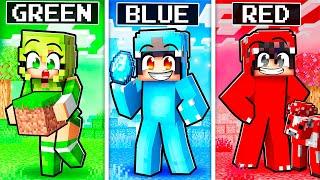 Using Only ONE COLOR In My Minecraft World With Crazy Fan Girl!