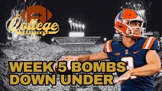 College Football Week 5 Bombs Down Under | The College Football Experience