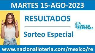 Resultado del sorteo Especial del martes 15 de agosto de 2023