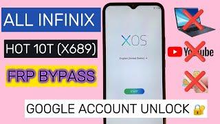 All Infinix Hot 10T (x689) FRP Bypass || Google Account Unlock || 2024 Method