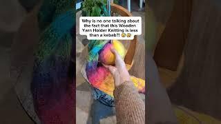 Yarn Lovers Rejoice! #crochet #knitting #yarn #yarnholder #fok