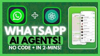 How To Build a WhatsApp Chatbot in 2 Minutes With No-Code!