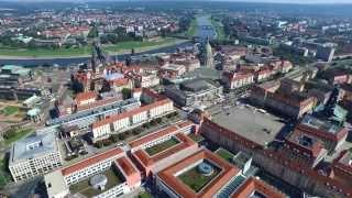 Dresden From Sky - 4K Drone Video