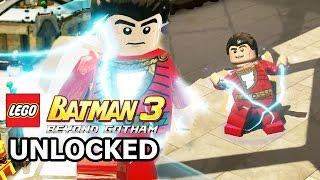 LEGO Batman 3: Beyond Gotham - How to Unlock Shazam / Captain Marvel + Review