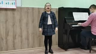 Самцевич Елизавета 9 лет. "Колыбельная" Т. Ефимов