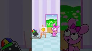 Who's Really Artist? Help Oren! - with Pinky #sprunki  #funny