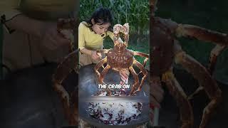 Today, Dad brought such a huge crab—it was amazing! #Shorts #TikTok #Food #ASMR