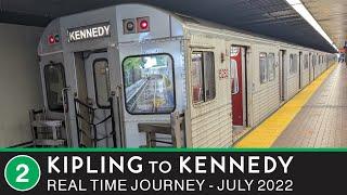  Toronto Transit Commission - Real Time Journey - Line 2 - Kipling to Kennedy