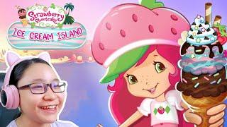 Strawberry Shortcake Ice Cream Island - We make Ice Cream!!! - Let's Play Ice Cream Island !!!