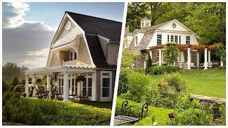 75 Exterior Home With A Gambrel Roof Design Ideas You'll Love ⭐️