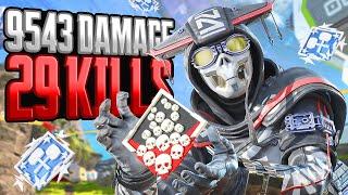 INSANE Bloodhound 29 KILLS and 9,543 Damage Apex Legends Gameplay Season 23