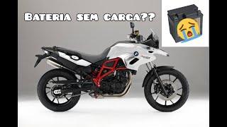 Manutenção Bateria BMW F 700GS passo a passo.