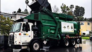 Garbage Truck Vs. Historic California Storm