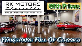 Warehouse Full of RK Motors Classic Cars For Sale with Prices -PART 1