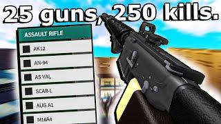 Attempting The EVERY ASSAULT RIFLE CHALLENGE in Phantom Forces (the longest yet..)