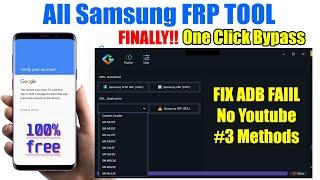 Free Unlock Tool For All Samsung FRP Bypass Android 12/13/14 One Click - No *#0*# - Adb Fail