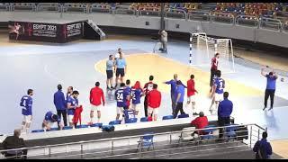 Handball Goalkeeper Abdelrahman Taha Saves