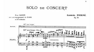 Gabriel Pierné: Solo de concert, Op. 35 (1898)