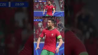 Cristiano Ronaldo banger goal against Czech republic!! #euro2024 #fc24 #ps5 #portugal #ronaldo #game