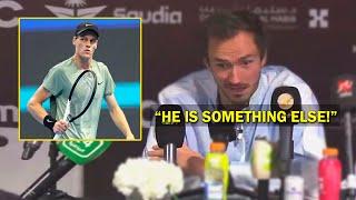 Medvedev on Sinner  "I've Never Played Someone at that Level!" - Riyadh