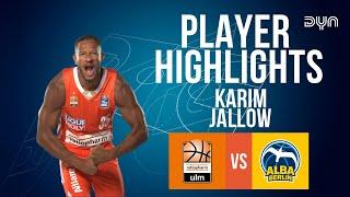 The Power-Man! Karim Jallow (17 points) Highlights vs. ALBA BERLIN | easyCredit BBL | Dyn Basketball