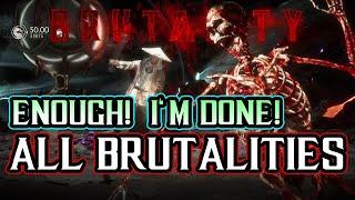 Mortal Kombat 11 - All 440+ Brutalities & Secrets w. List! I'm SO done with this game! [August 2022]