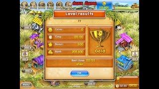 Farm Frenzy 3 Madagascar (level 77) only GOLD Веселая ферма 3 Мадагаскар (Уровень 77) Золото