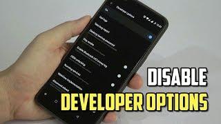How to disable Developer Options on OnePlus Smartphones?