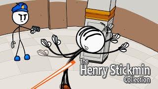 ГЕНРИ СТИКМЕН ПОБЕГ из ТЮРЬМЫ все концовки / Игра The Henry Stickmin Collection от Мобика