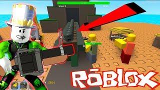 BUILD SUPER PROTECTION #2! Stop the ALIENS in ROBLOX Tower Defense Simulator! TANKS GET