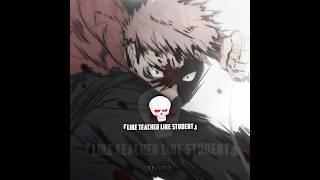 " LIKE TEACHER, LIKE STUDENT! " 【 JJK Anime Edit 】#shorts #anime #jjk #jjkedit #gojo #yuji #edit